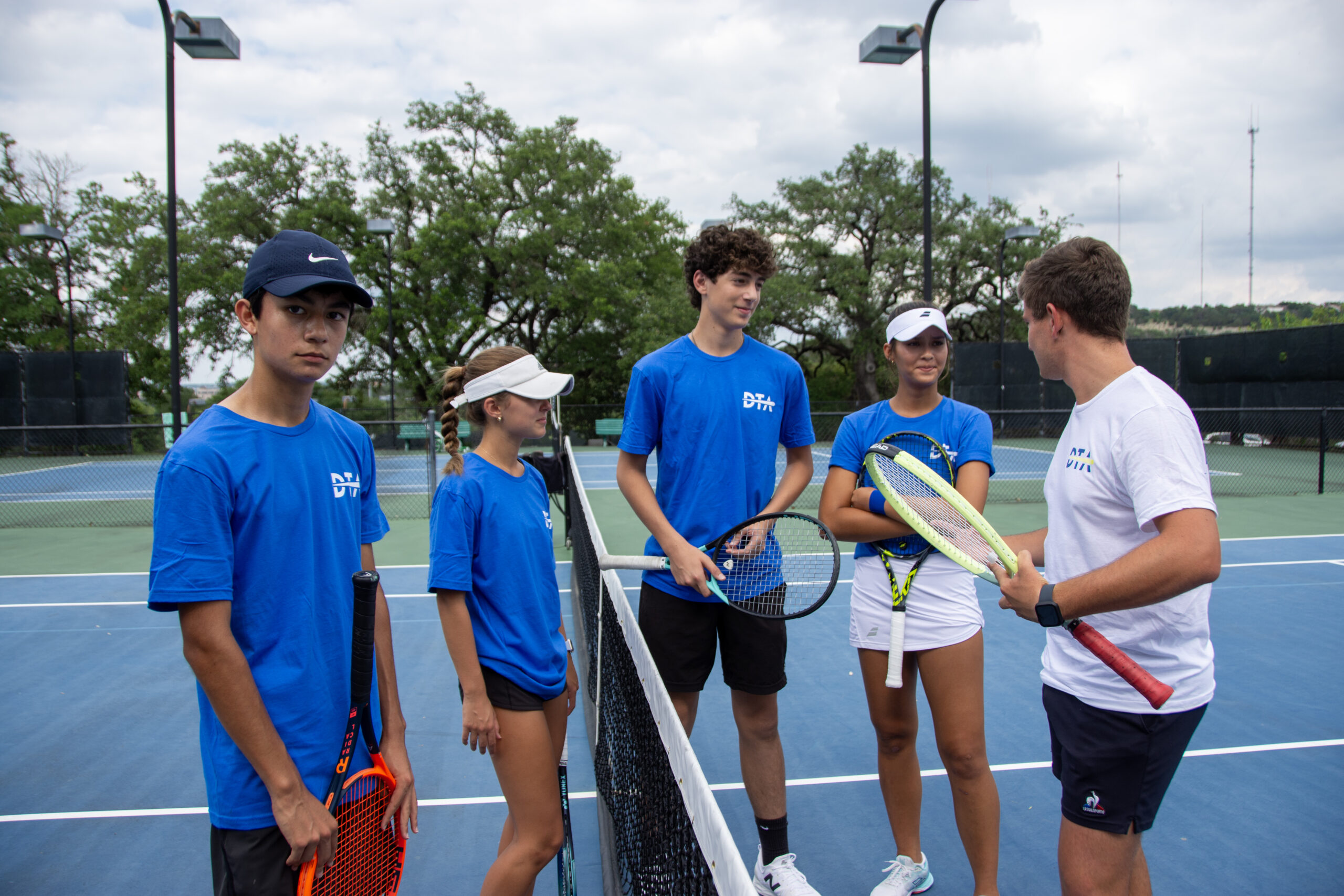 group of tennis player